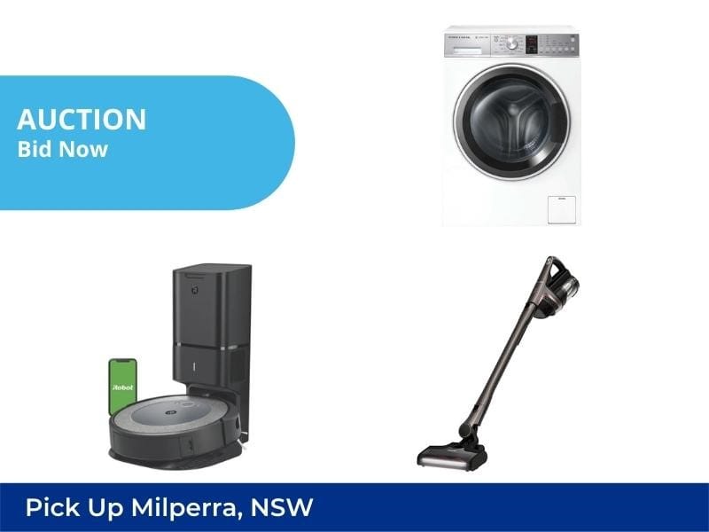Unreserved Big Brand Home Appliances Incl. Roomba, Fisher Paykel, Electrolux, Miele and More | Insurance Claim Sale | Milperra NSW | Pick Up Only