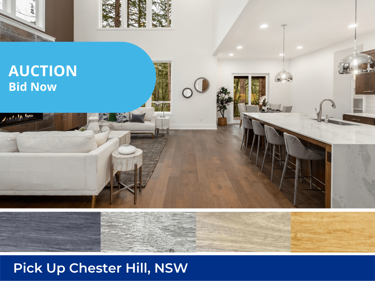 $1M Unreserved Premium Flooring Insurance Claim Sale Incl. Hybrid, Stone Based & More | Chester Hill NSW | Pick Up Only