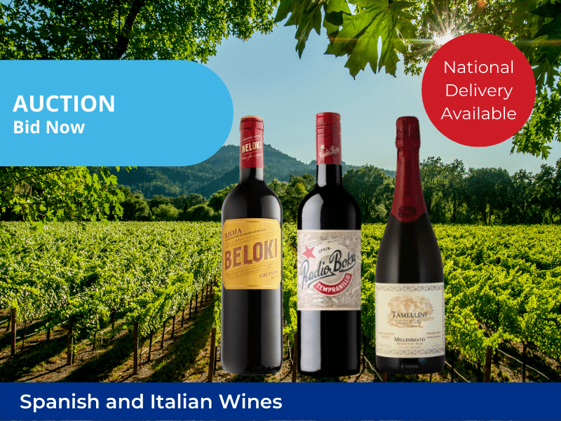 Wine Insurance Sale Feat. Italian and Spanish Wines - Australia Wide Delivery