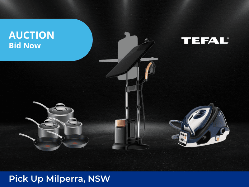 Unreserved Tefal Small Appliances | Insurance Claim Sale | Milperra NSW | Pick Up Only