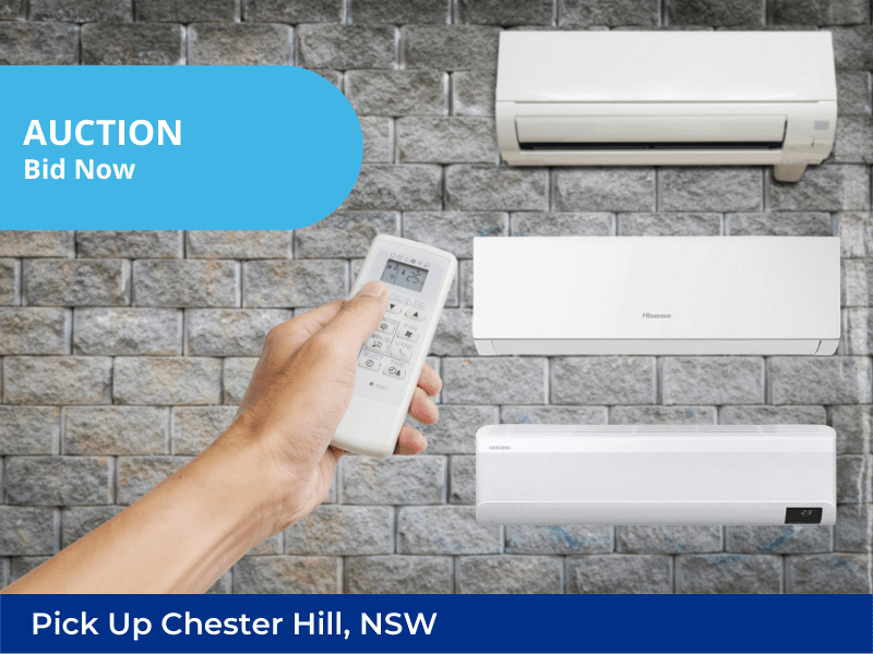 Unreserved Big Brand Air Conditioner Incl. Samsung & Hisense | Insurance Claim Sale | Chester Hill NSW | Pick Up Only