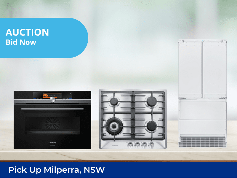 Unreserved Big Brand Kitchen Appliances Incl. Liebherr, Fisher & Paykel, Miele, Siemens and More | Insurance Claim Sale | Milperra NSW | Pick Up Only