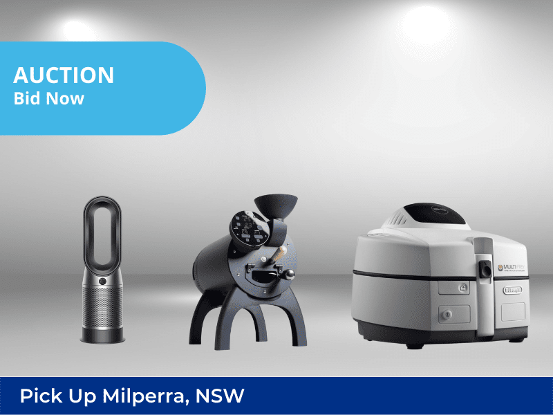 Unreserved Big Brand Small Appliances Incl. Aillio, Dyson, Sunbeam, Delonghi and More | Insurance Claim Sale | Milperra NSW | Pick Up Only