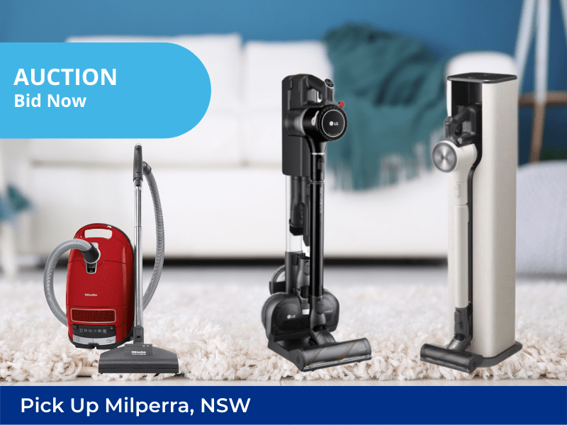Unreserved Big Brand Vacuum Cleaners incl. LG, Miele, Samsung and More | Insurance Claim Sale | Milperra NSW | Pick Up Only