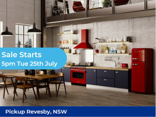 SMEG premium appliances - Cookers, Fridges, Dishwashers, Microwaves and more | Unreserved | Pick Up Revesby NSW